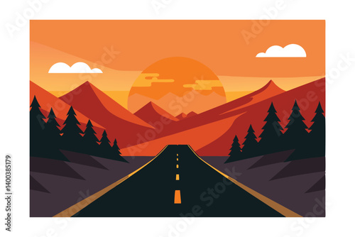 road to the mountains
