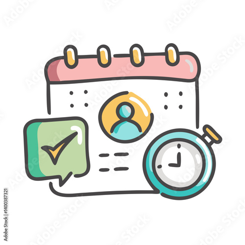 social media scheduler icon, social media scheduler vector illustration-simple illustration of social media scheduler, perfect for social media scheduler logos and icons
