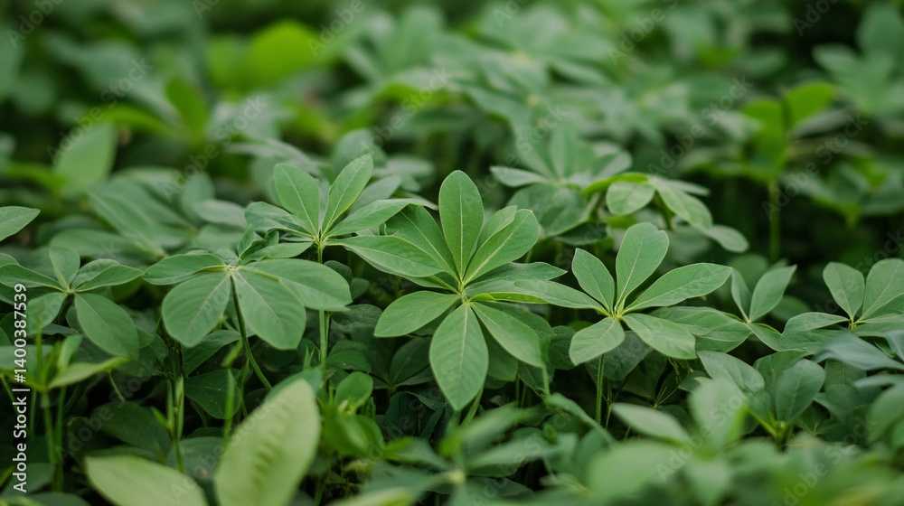 Vibrant Rows of Peanut Plants for Eco-Friendly Energy Solutions Vibrant Rows of Peanut Plants for Eco-Friendly Energy Solutions