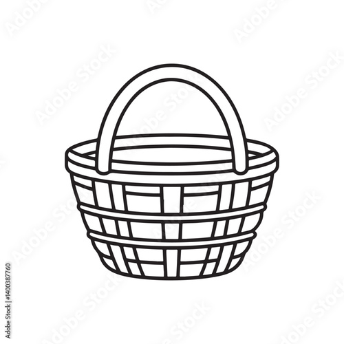basket icon vector