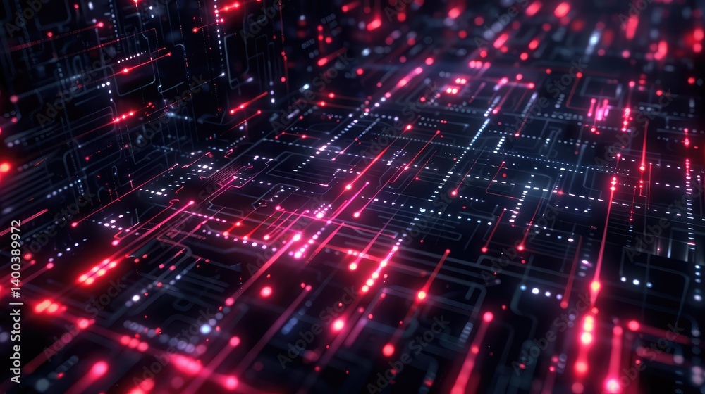 Fototapeta premium Dynamic Data Flow