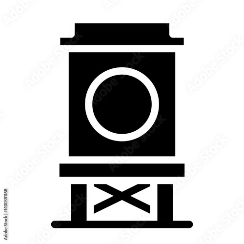 Water Tank Icon Style