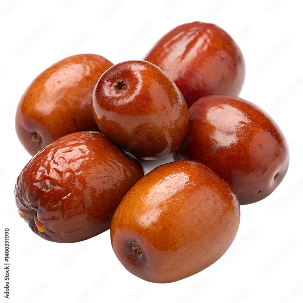 Fototapeta premium jujubes Fruit on transparent background