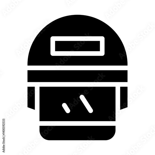 Police Helmet Icon Style