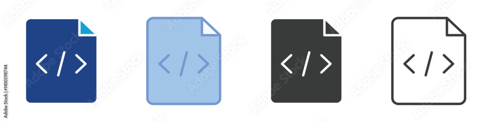 File Code Icons Collection – Multiple Vector Styles Icons File Code Icons Collection – Multiple Vector Styles Icons