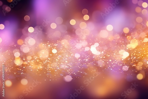 Obraz na płótnie Magical Glittering Bokeh w salonie
