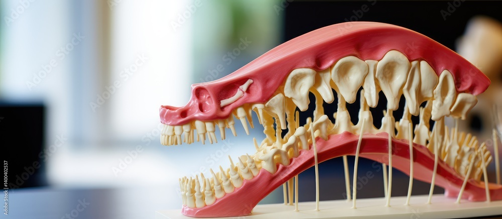 Detailed Canine Skull Model
