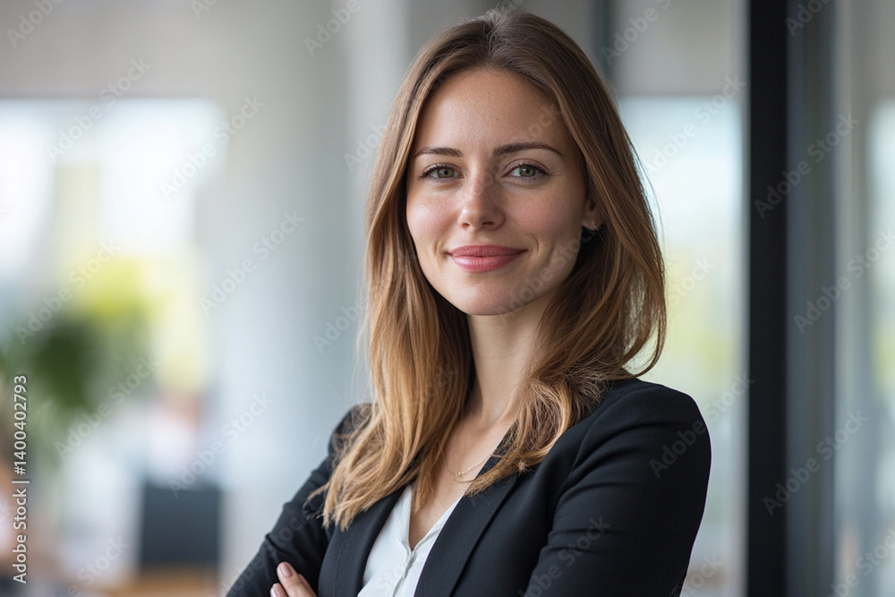 Portrait of a confident businesswoman in the office Portrait of a confident businesswoman in the office
