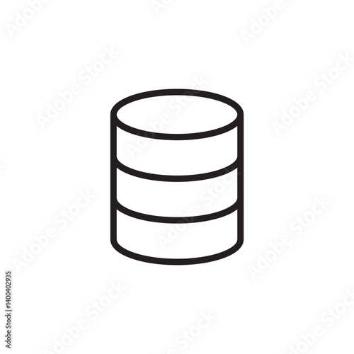 database server monitor icon editable outline stroke vector eps
