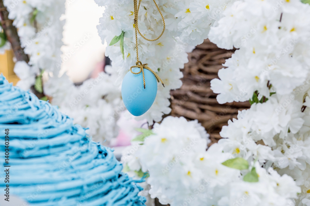 Easter week in the city.Festival