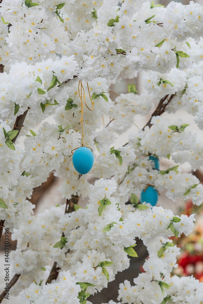 Easter week in the city.Festival
