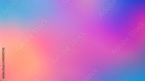 Abstract gradiant Blurred Magenta Blue Orange Soft Gradient Cycle Slow Motion Background Loop