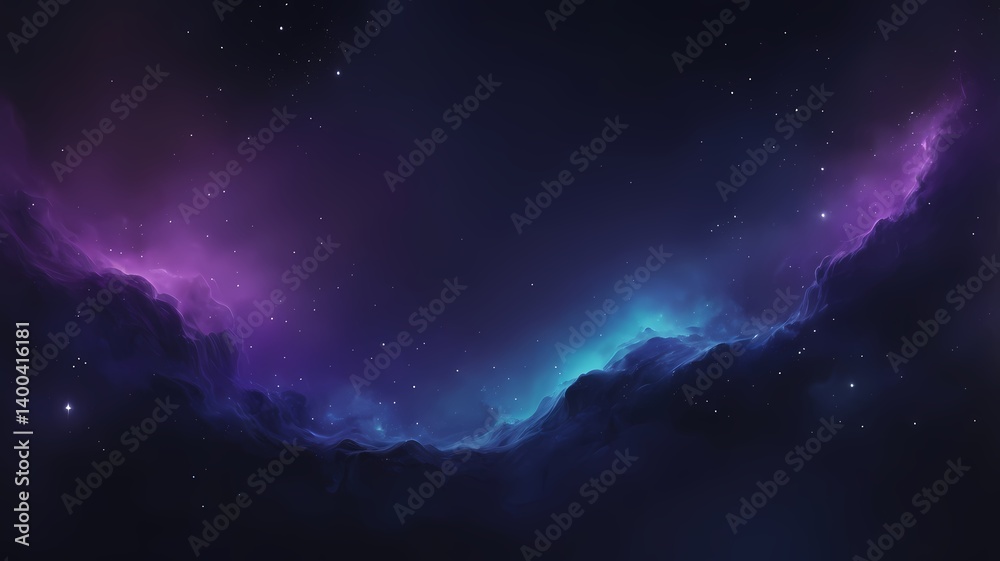 Mysterious deep-space gradient blur with dark blue, purple, and black Mysterious deep-space gradient blur with dark blue, purple, and black