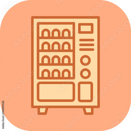 Vending Machine Vector Icon