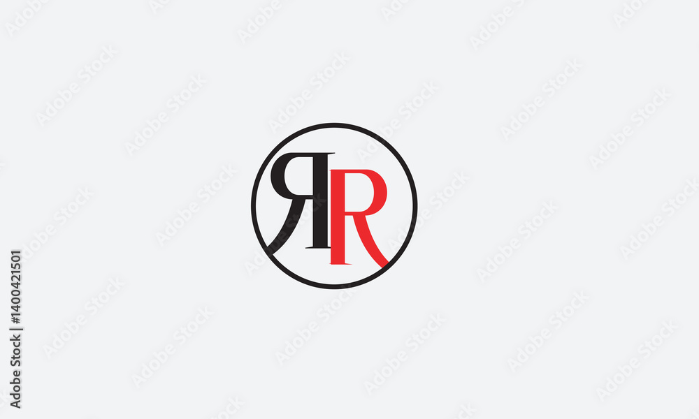 RR, RR , R , Abstract Letters Logo Monogram RR, RR , R , Abstract Letters Logo Monogram