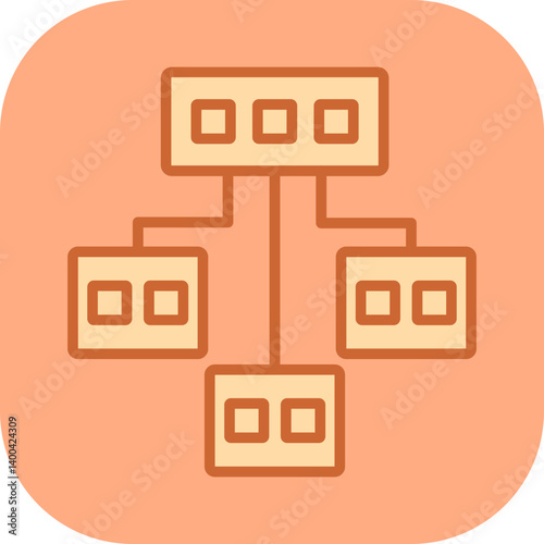 Network Virtualization Vector Icon