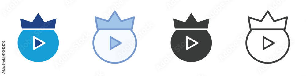 King Video Icons Collection – Multiple Vector Styles Icons King Video Icons Collection – Multiple Vector Styles Icons