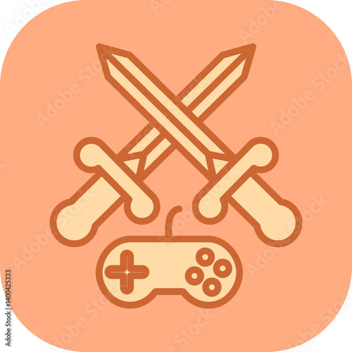 Adventure Game Vector Icon