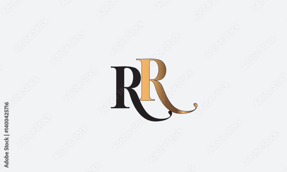 RR, RR , R , Abstract Letters Logo Monogram RR, RR , R , Abstract Letters Logo Monogram