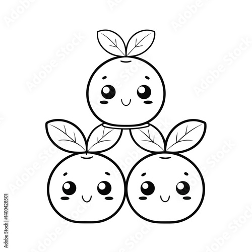kiwi climbing a candy cane ladder line art vector