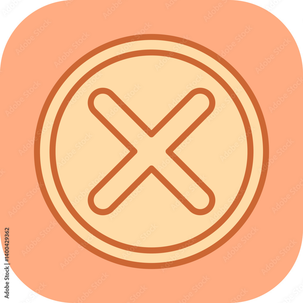 Obraz premium Cross Vector Icon