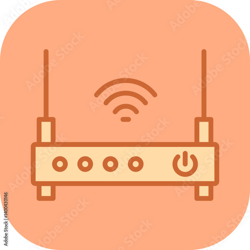Router Vector Icon