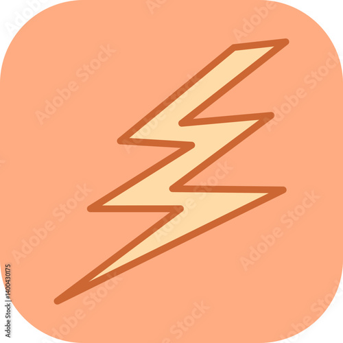 Lightning bolt Vector Icon