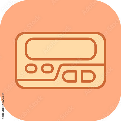 Pager Vector Icon
