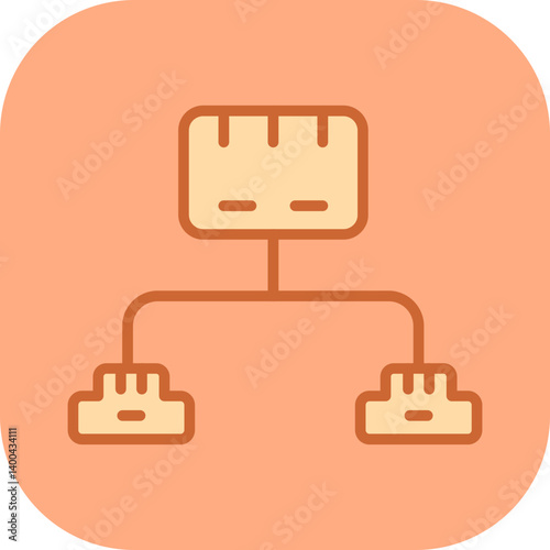 Ethernet Switch Vector Icon