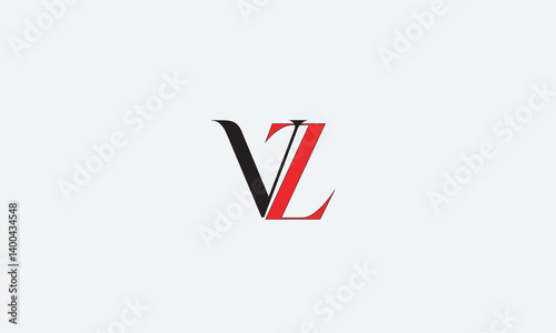 VZ, ZV , V , Z , Abstract Letters Logo Monogram