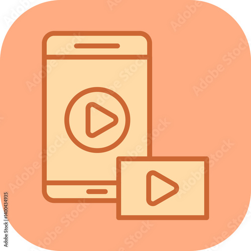Streaming Stick Vector Icon