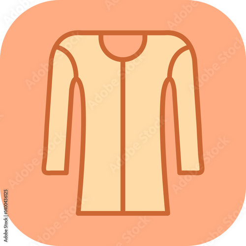 Fleece jacket Vector Icon