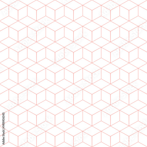 Stylish hexagonal line pattern background