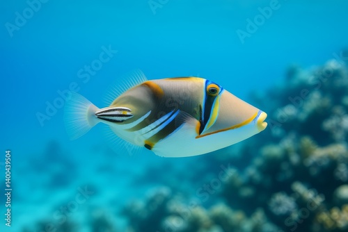 Colorful Fish Swimming Gracefully Through Clear Tropical Waters Near Vibrant ...