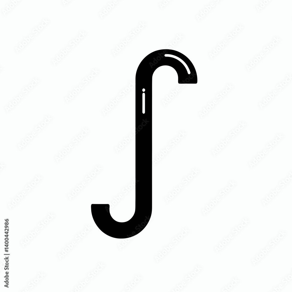 Iron Handle Silhouettes in black on a white background Iron Handle Silhouettes in black on a white background