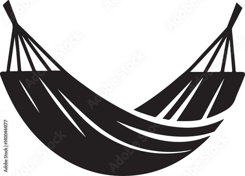 Hammock creative icon. Simple element illustration. Hammock concept symbol design from camping collection. 