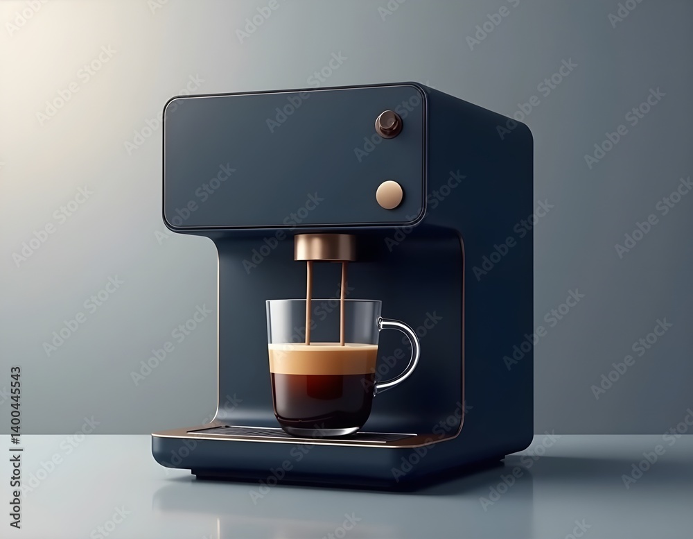 Black Coffee Lungo with Crema from Automatic Espresso Machine