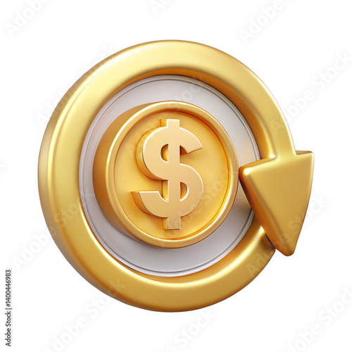 golden dollar sign