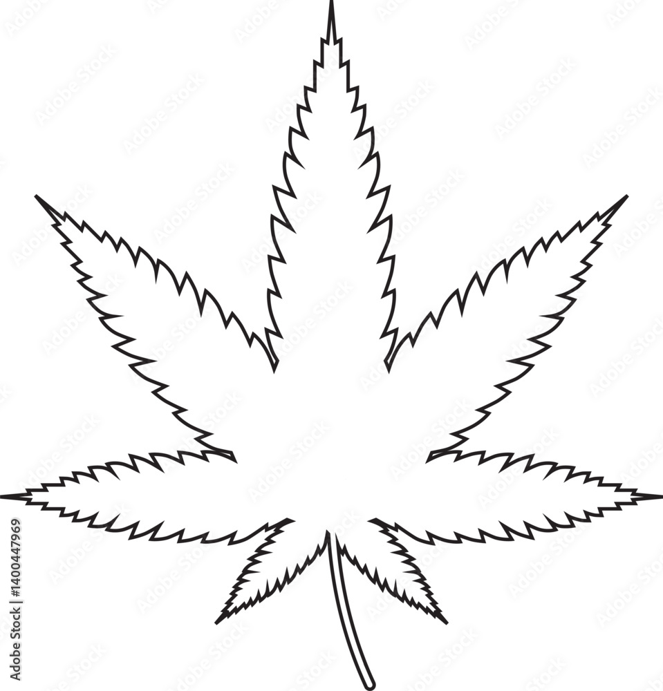 Close up of a cannabis leaf with a transparent background. Close up of a cannabis leaf with a transparent background.