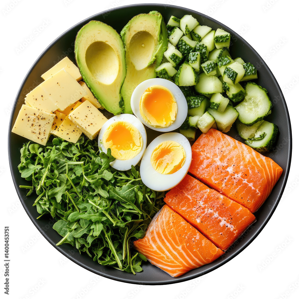 Keto Meal PNG on transparent background
