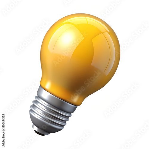 yellow light bulb