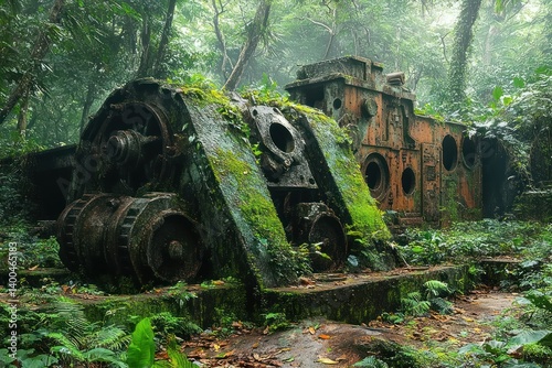 Ancient Sugar Cane Factory Ruins Surrounded by Lush Vegetation Near Cap Chevalier Beach Martinique Excursion Destinations
