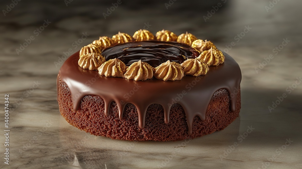 Chocolate lava cake with molten chocolate center, gooey chocolate center surrounded by soft outer cake