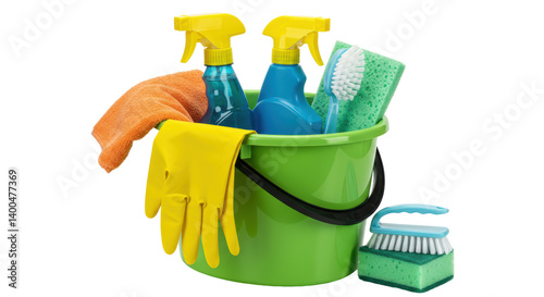 Isolated Cleaning Items