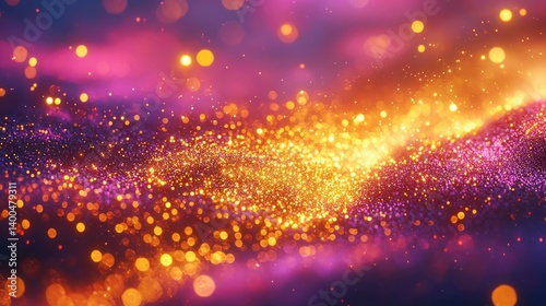 Colorful bokeh lights background