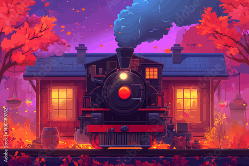 Railroad landscape 