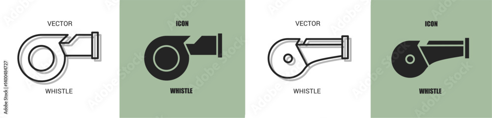 Whistle icon line. Whistle vector illustration. Whistle icon line. Whistle vector illustration.