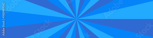 Blue burst background  - abstract vector graphic design