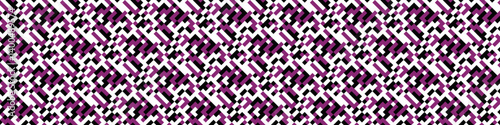 Abstract diagonal geometric pattern background design - seamless repeating wide vector graphic