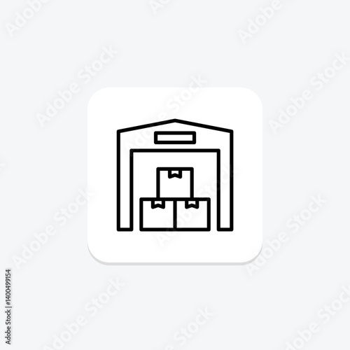Crop Storage Warehouse, vector, pixel perfect, illustrator file